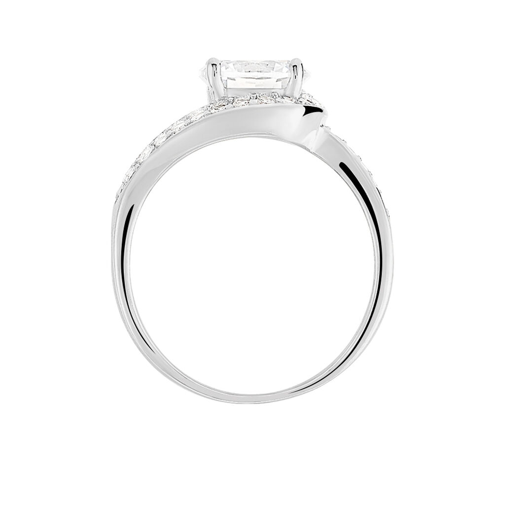 Bague Melisse Argent Blanc Oxyde De Zirconium