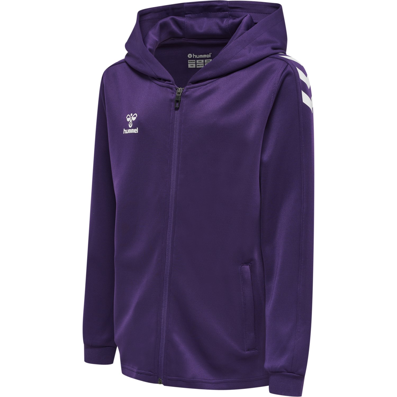 hmlCORE XK POLY ZIP HOOD SWEAT KIDS