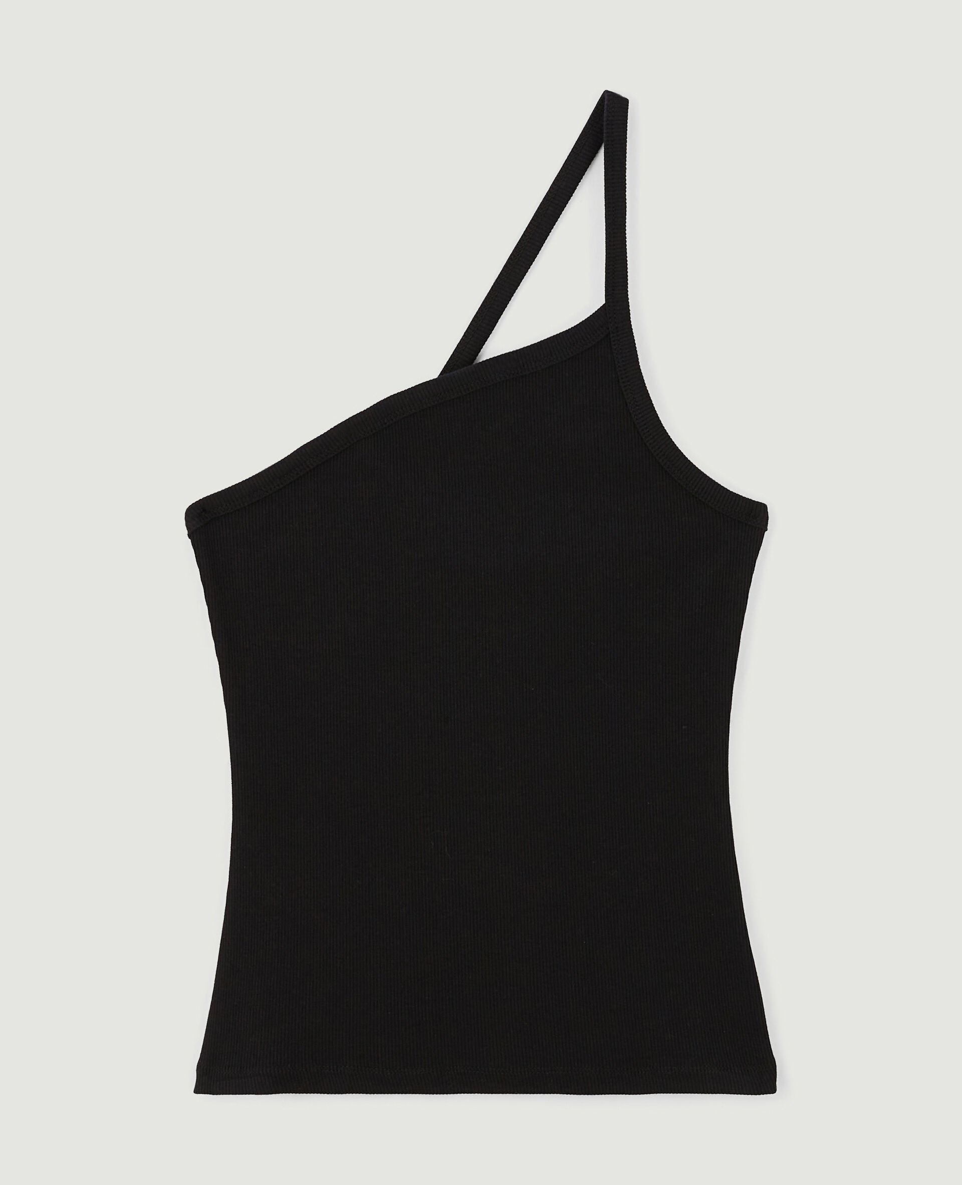 Top asymétrique 1 bretelle - Noir