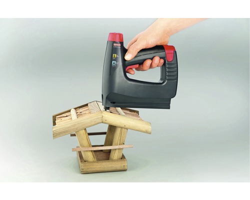 Novus J-214 snoerloze tacker met LED-werklamp, inclusief accu en oplader