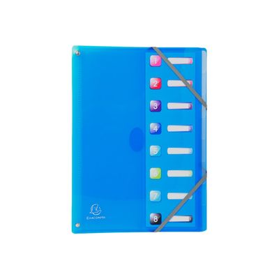 Exacompta Iderama - Trieur polypro 8 positions - disponible dans différentes couleurs