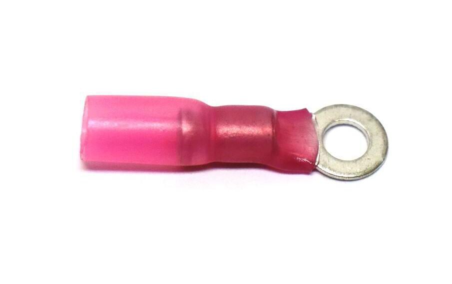 Ringkabelschuhe WP 4.3-8.0 mm Rot, 10 Stk.Ringkabelschuh für 0.5-1.5 mm2 (22-18 AWG)