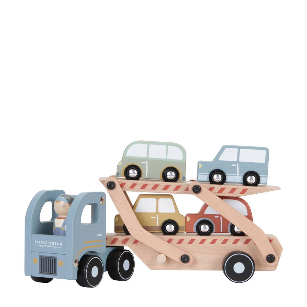 Houten Truck met oplegger