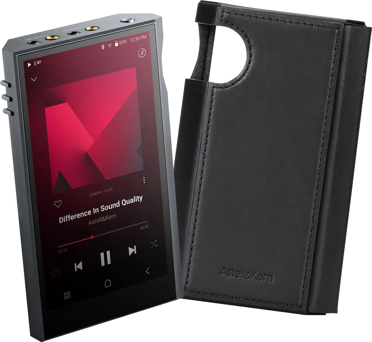 Astell&Kern KANN ULTRA Silver   Étui en cuir Baladeurs audiophiles