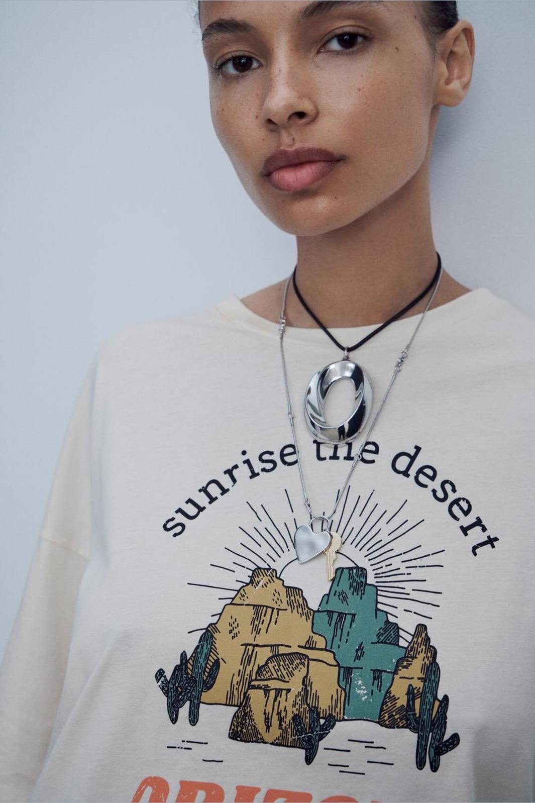 Vila Visuna S/S T-Shirt 4751868 birch arizona