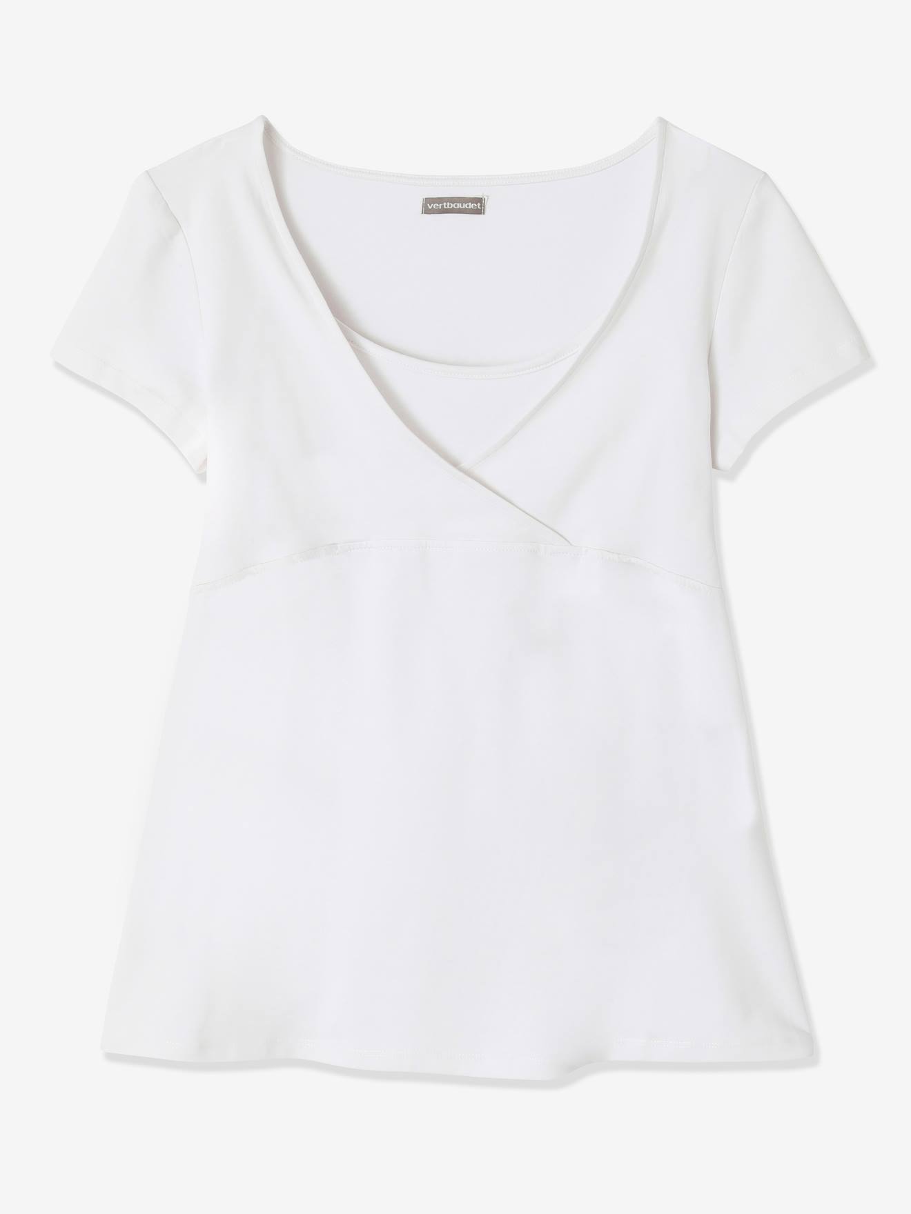Conjunto de 2 camisetas lisas azul-escuras para gestantes e lactantes.