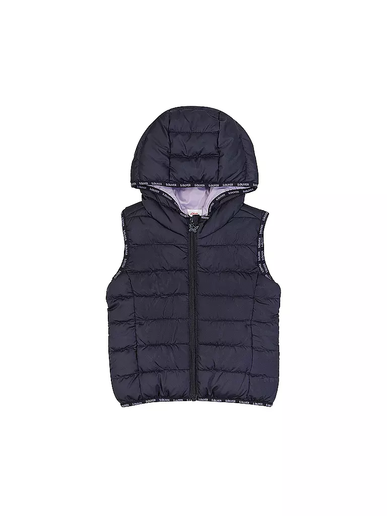 S.OLIVER Mädchen Steppgilet  dunkelblau