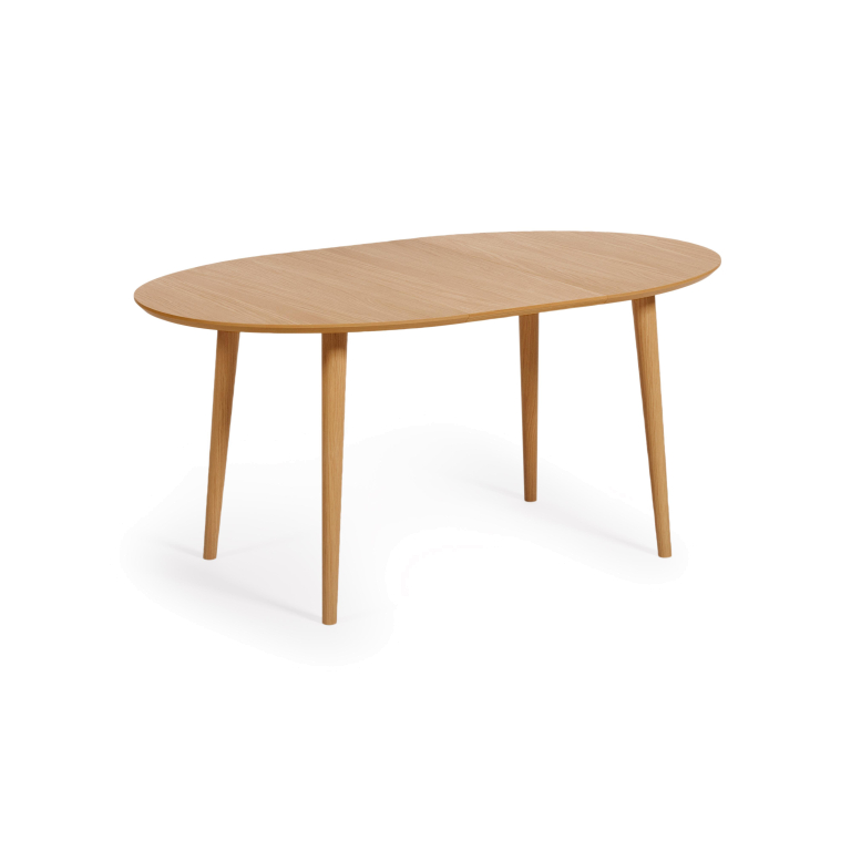 Kave Home Oqui uitschuifbare tafel 120/200x90
