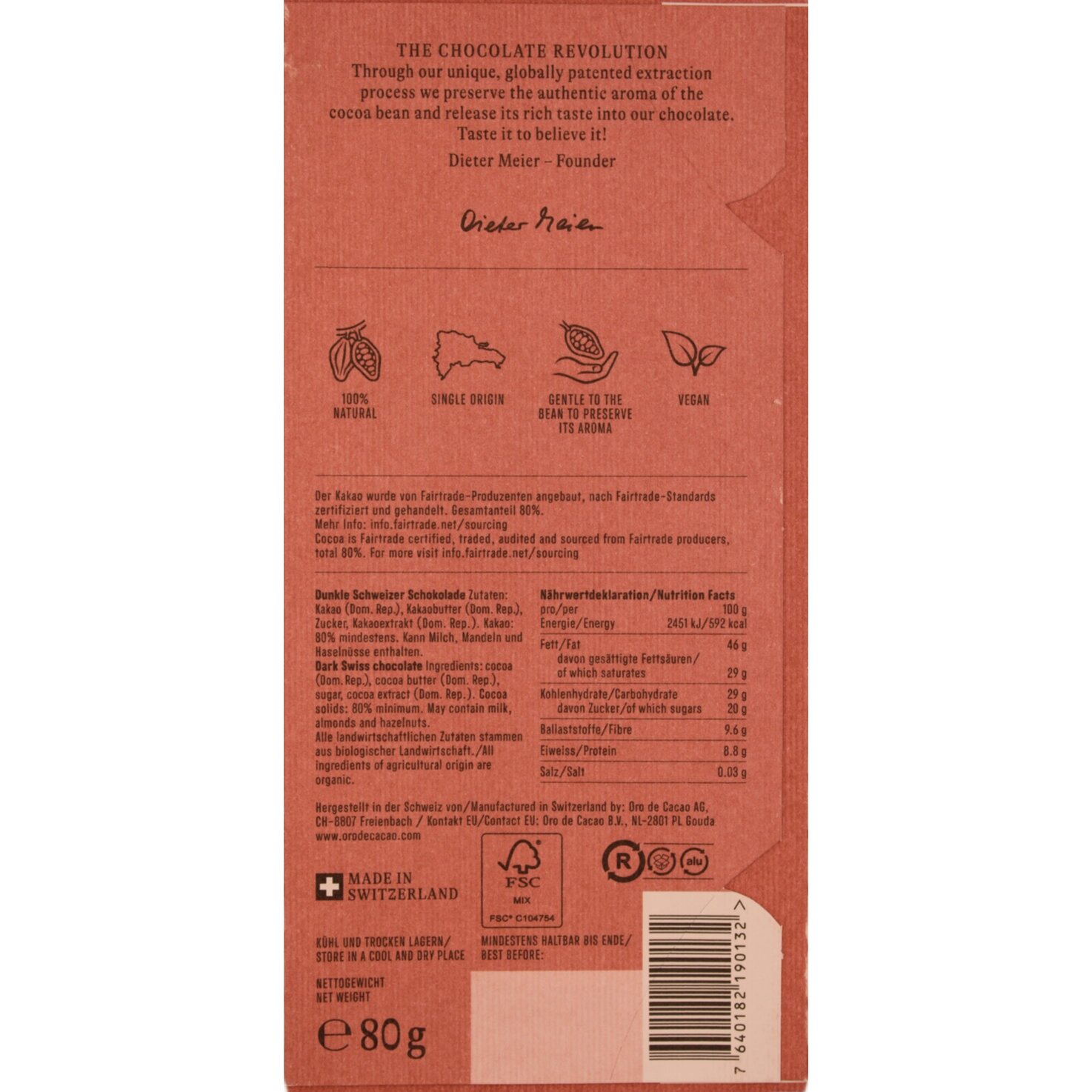 ORO de Cacao Bio Cacao Fruit 80G