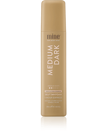 MineTan Self Tan 1 Hour Express Self Tan Foam Medium Dark 200ml