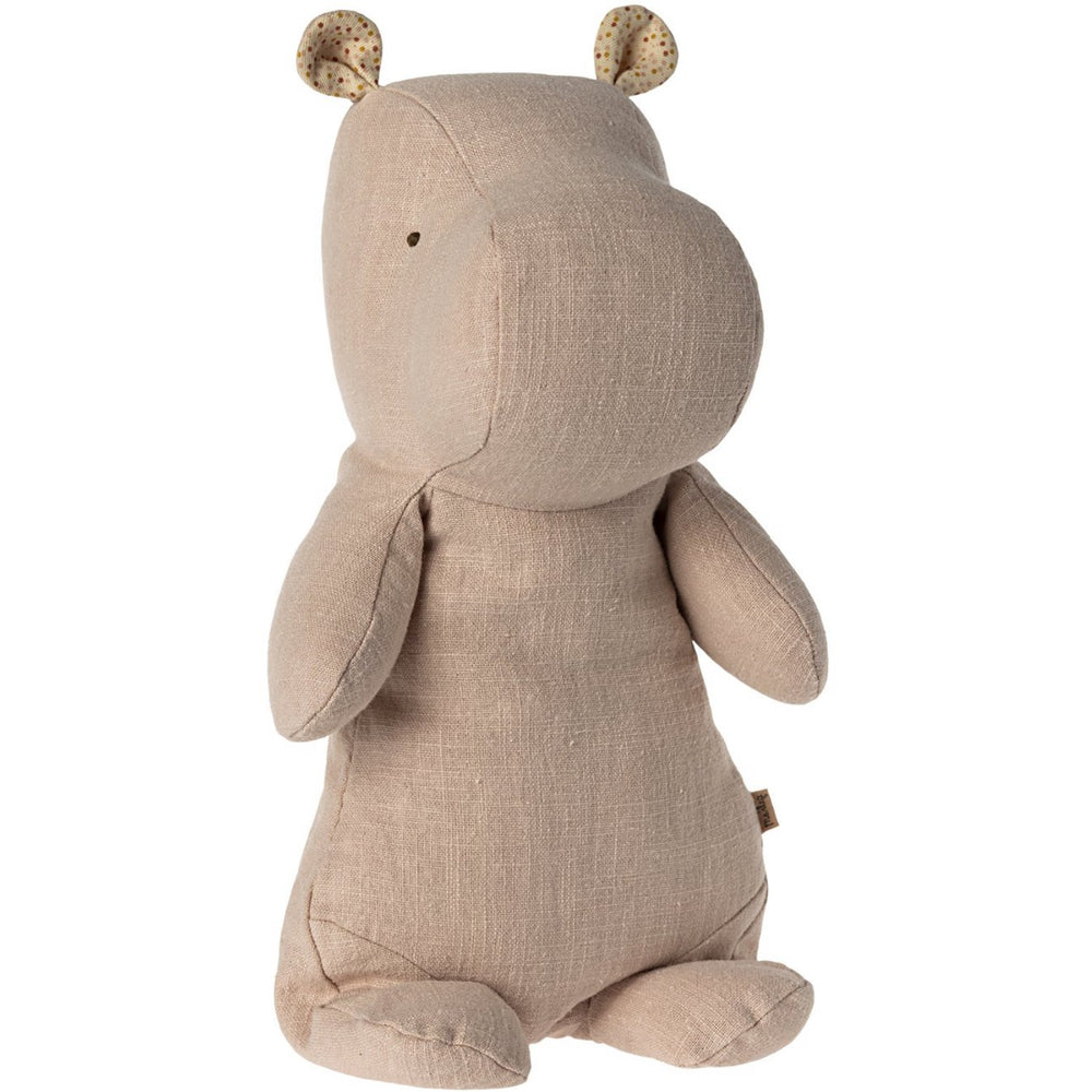 Køb Maileg Light Rose Safari Friends Medium Hippo
