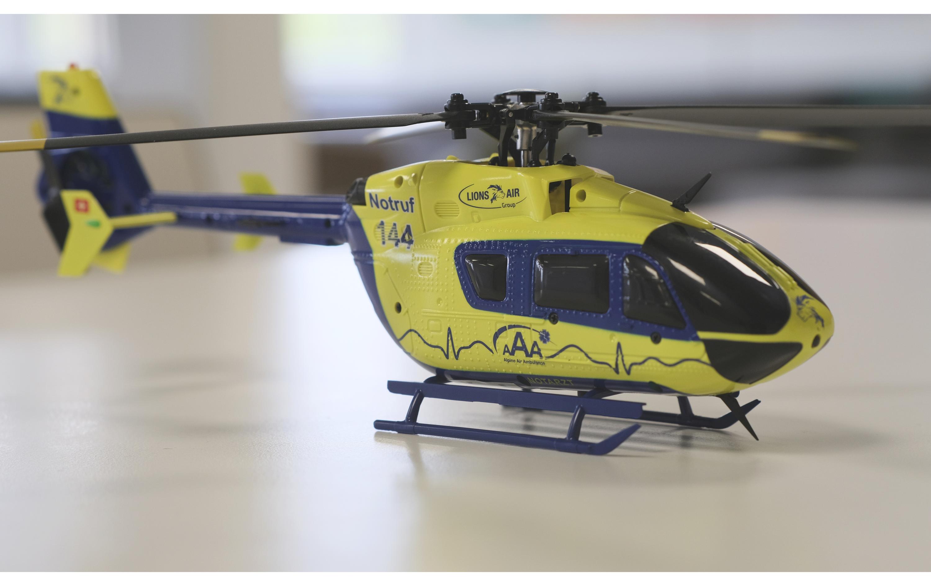 Helikopter AFX-135 Alpine Air Ambulance 4-Kanal, RTF<br>Kleiner Scale Heli mit 4-Kanal Steuerung für Einsteiger und Fortgeschrittene Piloten