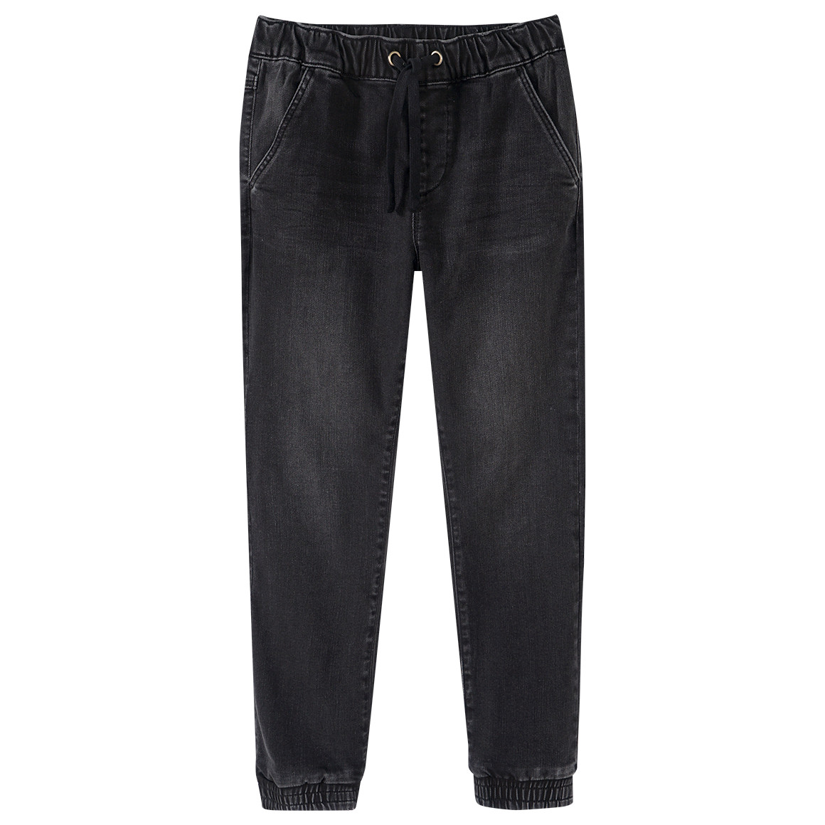 Yigga Jungen Pull-on-Jeans mit Tunnelzug dunkelgrau