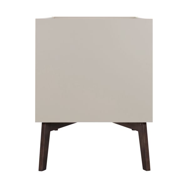 Kidsmill Sixties Babybed Oatmeal / walnoot