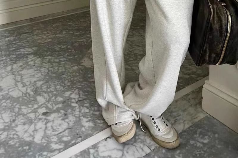 Cafamo - Harem-joggingbroek met trekkoord in de taille en fleecevoering