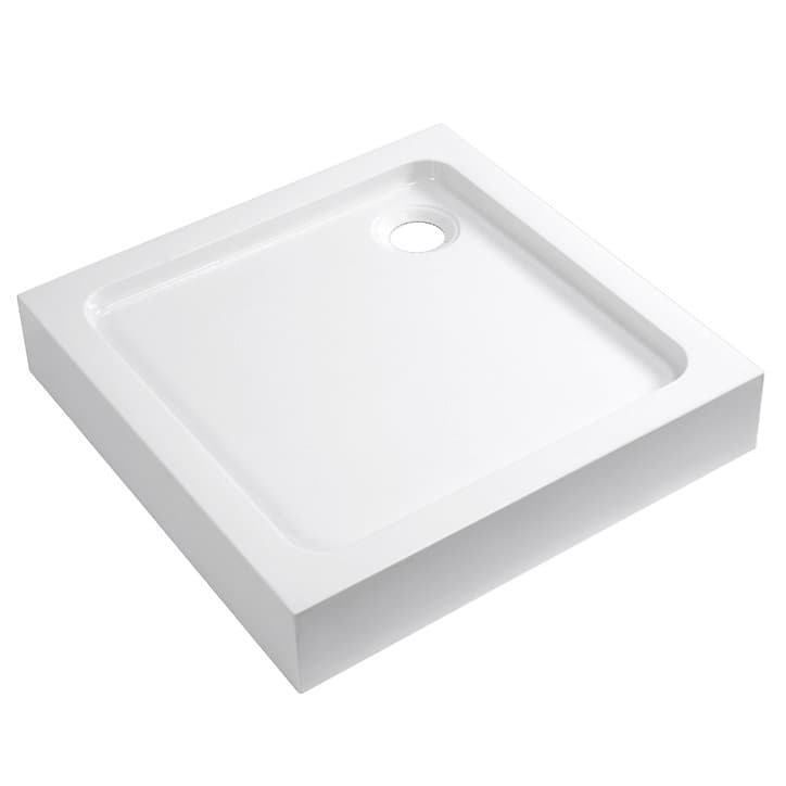 Receveur de douche à poser 80 x 80 cm, Dommel