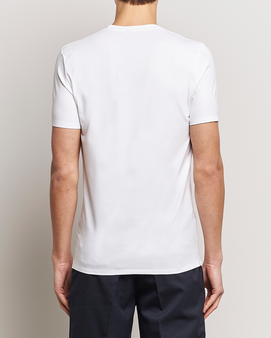 Zimmerli of Switzerland Pureness Modal Crew Neck T-Shirt White