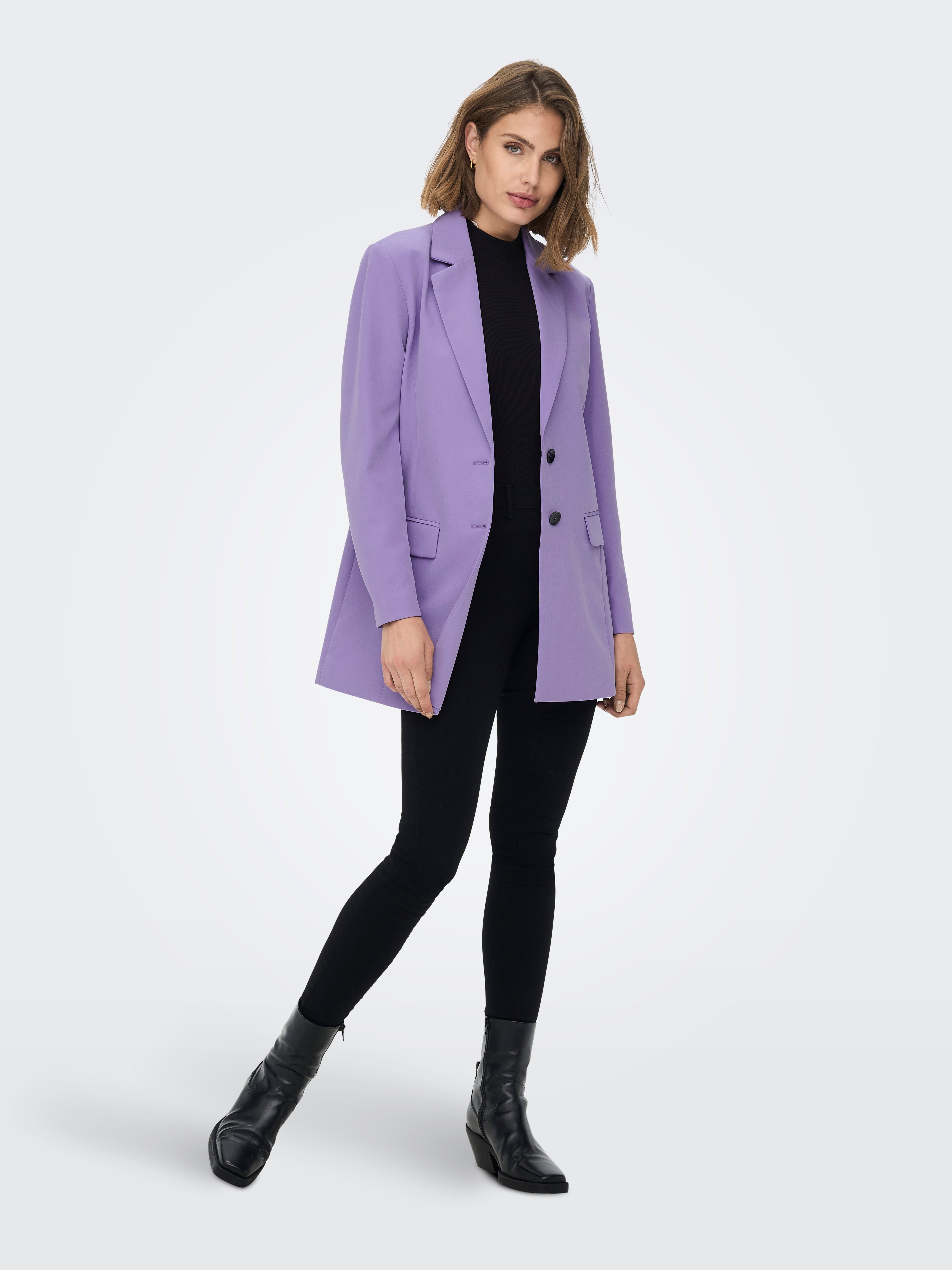 ONLNEW Blazer Paisley Purple