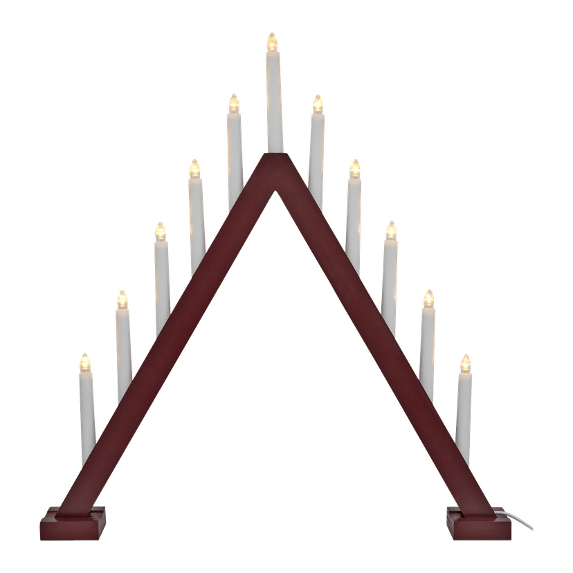 Stor adventslysestake LED 65 cm