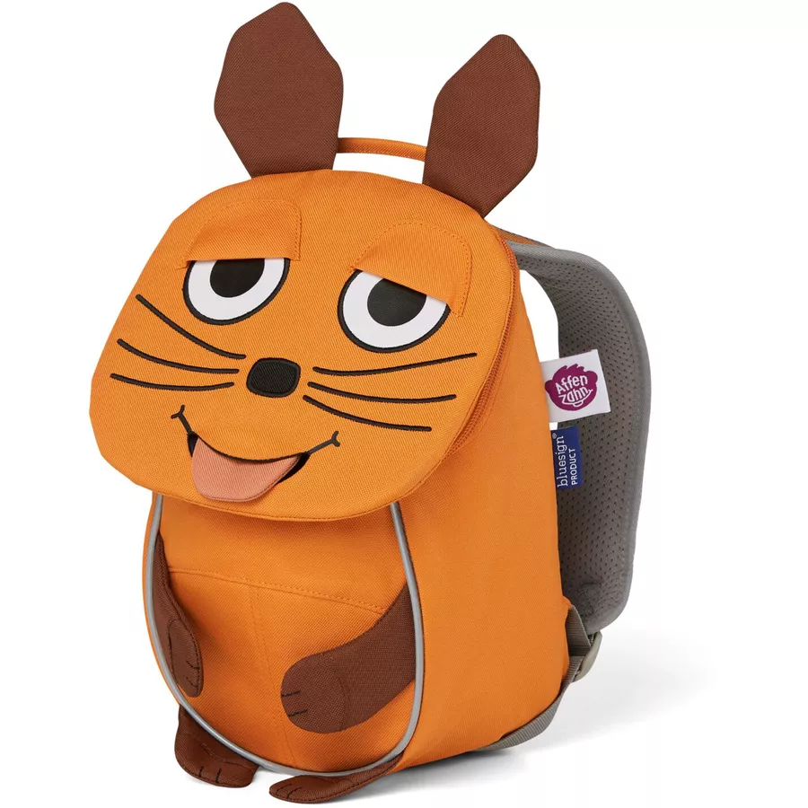 Affenzahn Kleine Freunde - Kinderrucksack: WDR Maus, orange