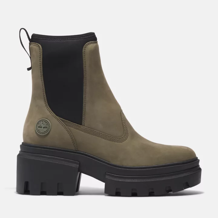 Bota Chelsea Everleigh Feminina na cor Verde Escuro