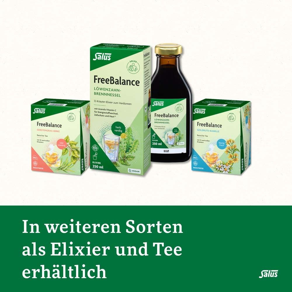 FreeBalance Löwenzahn-Brennnessel Basischer Tee