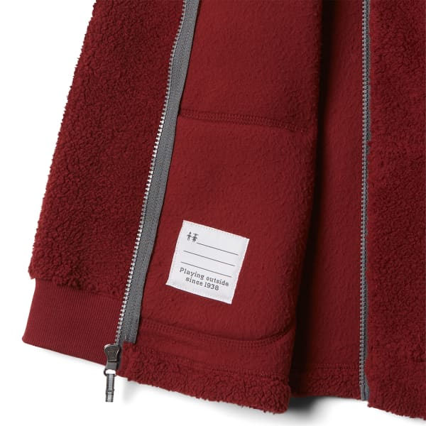 Veste polaire COLUMBIA RUGGED RIDGE II SHERPA FULL ZIP RED JASPER