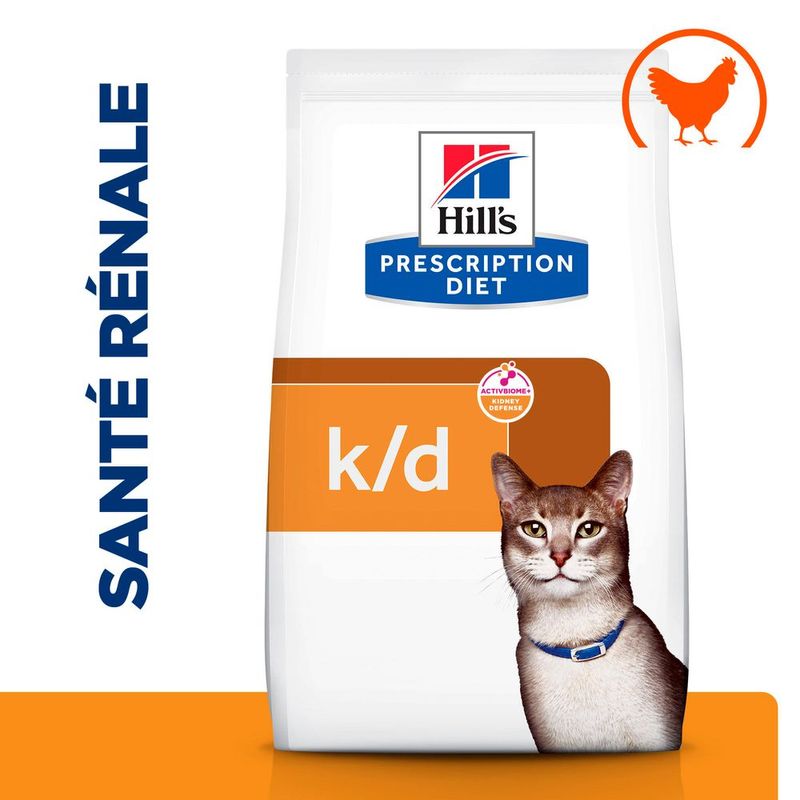 Hill's Prescription Diet Feline k/d Kidney Care à prix discount sur bitiba.fr