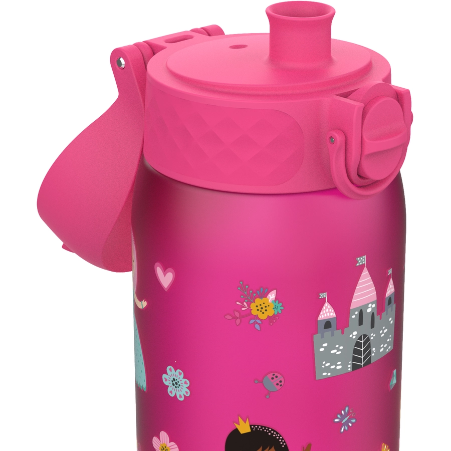 ion8 Kindertrinkflasche auslaufsicher 350 m Prinzessinnen  pink