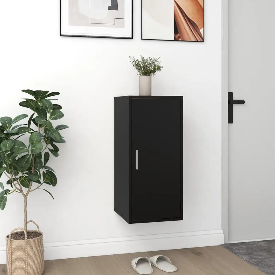 vidaXL - Schoenenkast - Zwart - Bewerkt hout - 31.5 x 35 x 70 cm