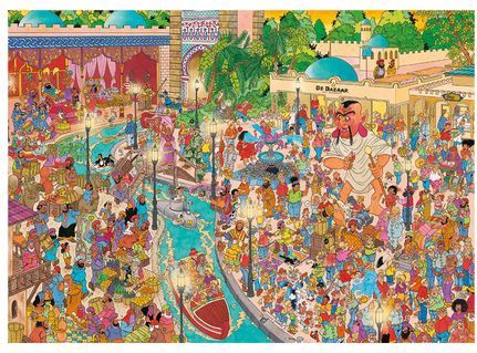 Jumbo - Jan van Haasteren - Legpuzzel - Efteling Fata Morgana - 1000 Stukjes