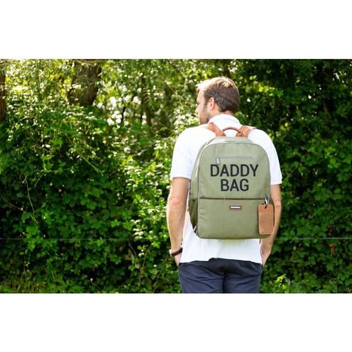 Daddy Bagpack Sac à langer Canvas Kaki - CHILDHOME