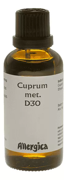 Cuprum met. D30 - 50 ml.