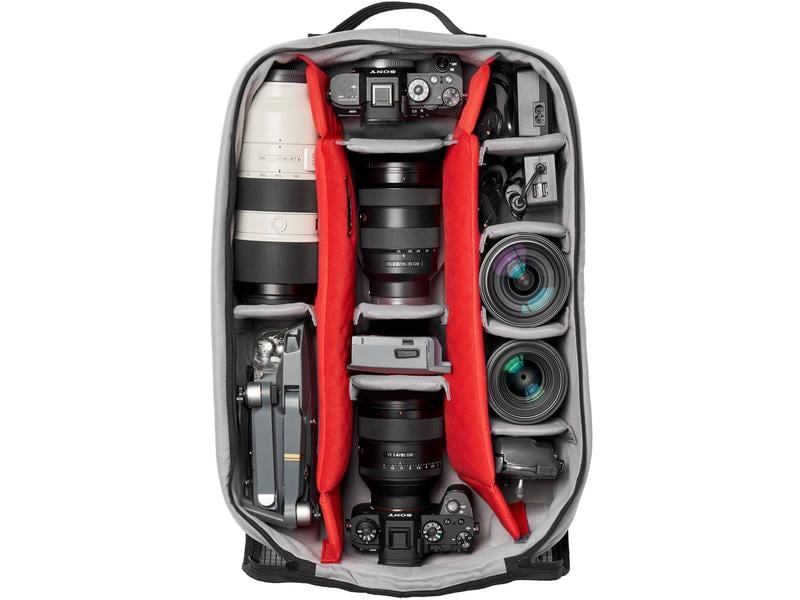 Manfrotto Fototrolley Pro Light Reloader Spin-55 Kamera-Reisetrolley – entspricht internationalen Vorschriften für Handgepäck