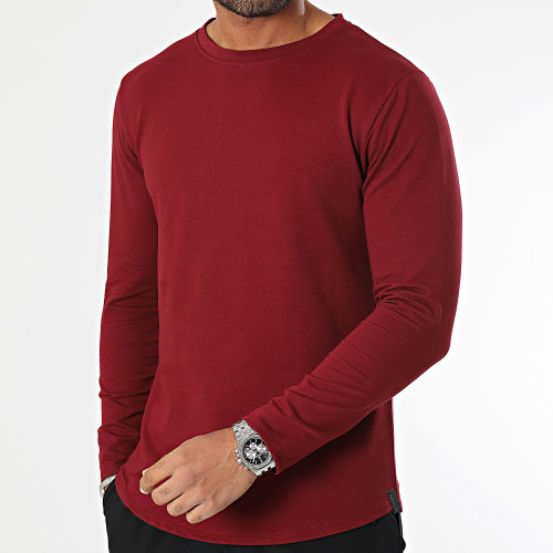 Tee Shirt Manches Longues Oversize T311 Bordeaux