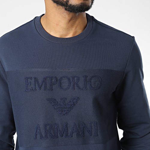 Sweat Crewneck 211859-3R484 Bleu Marine
