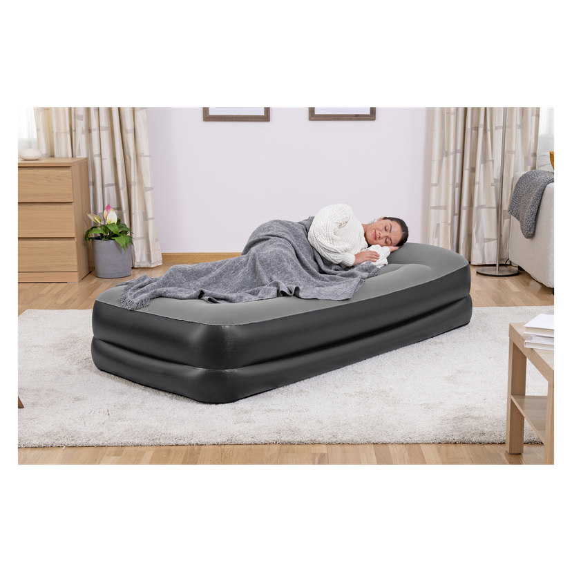 Luftmadrass med innebygget pumpe 191x97 cm 230 V