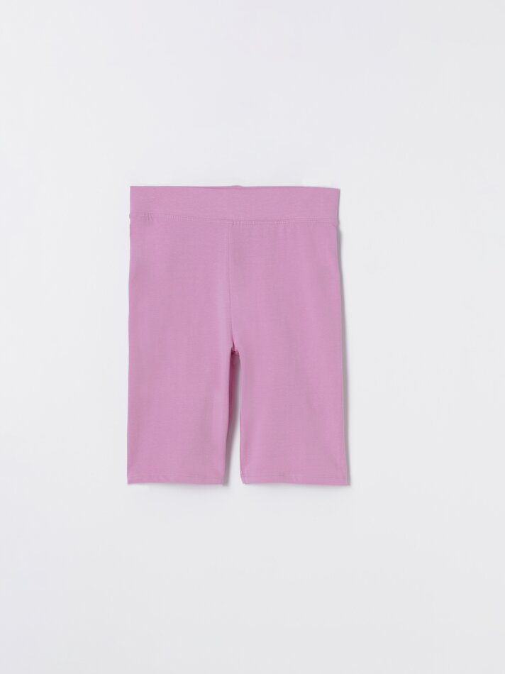 Calça legging de ciclismo - Rosa chiclete