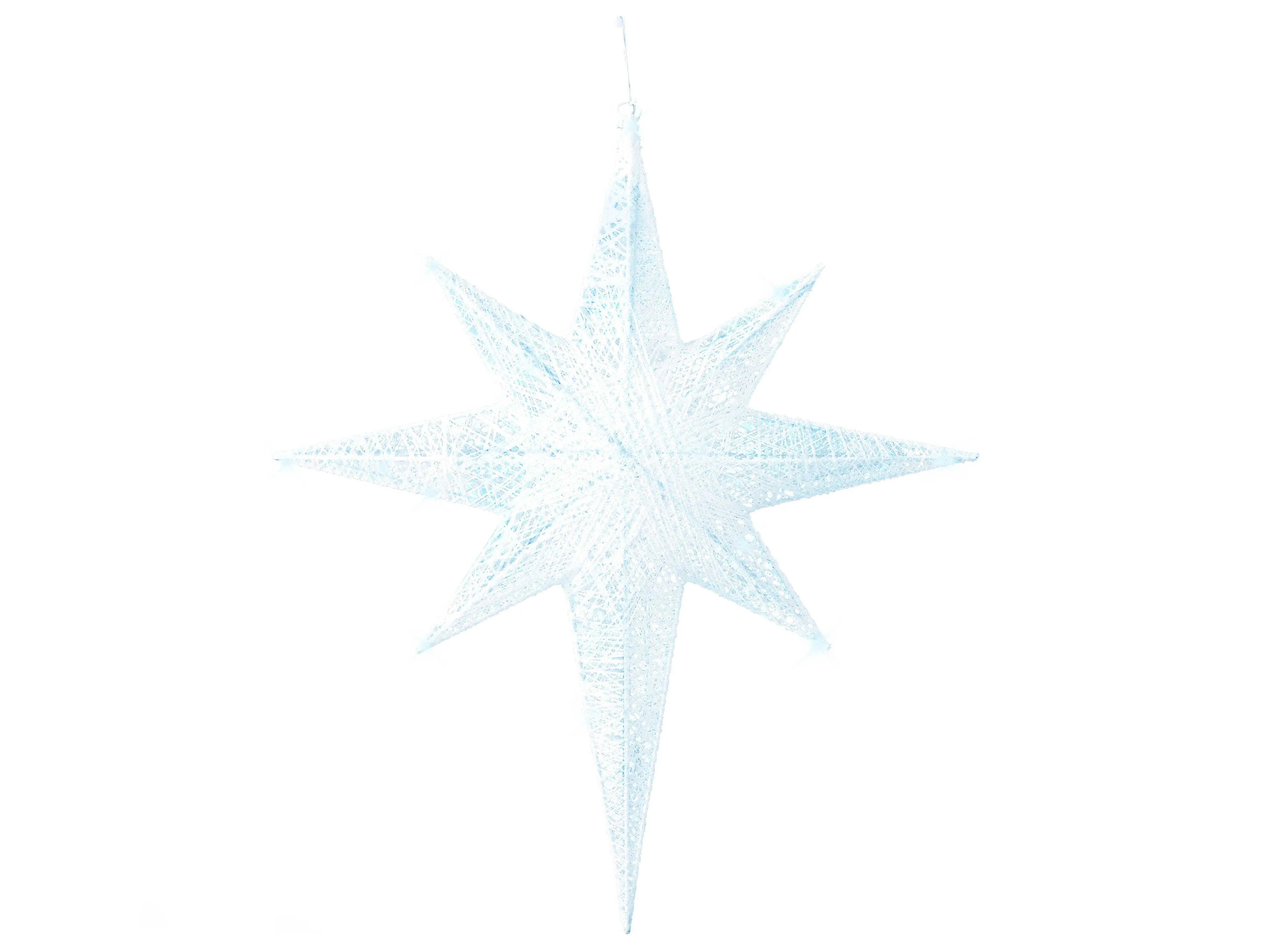 Hangende buitendecoratie LED OSMA Ster 67 cm Wit