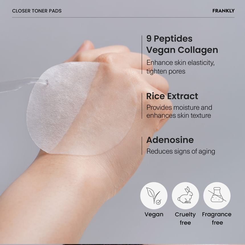 FRANKLY - Closer Pore Tightening Toner Pads