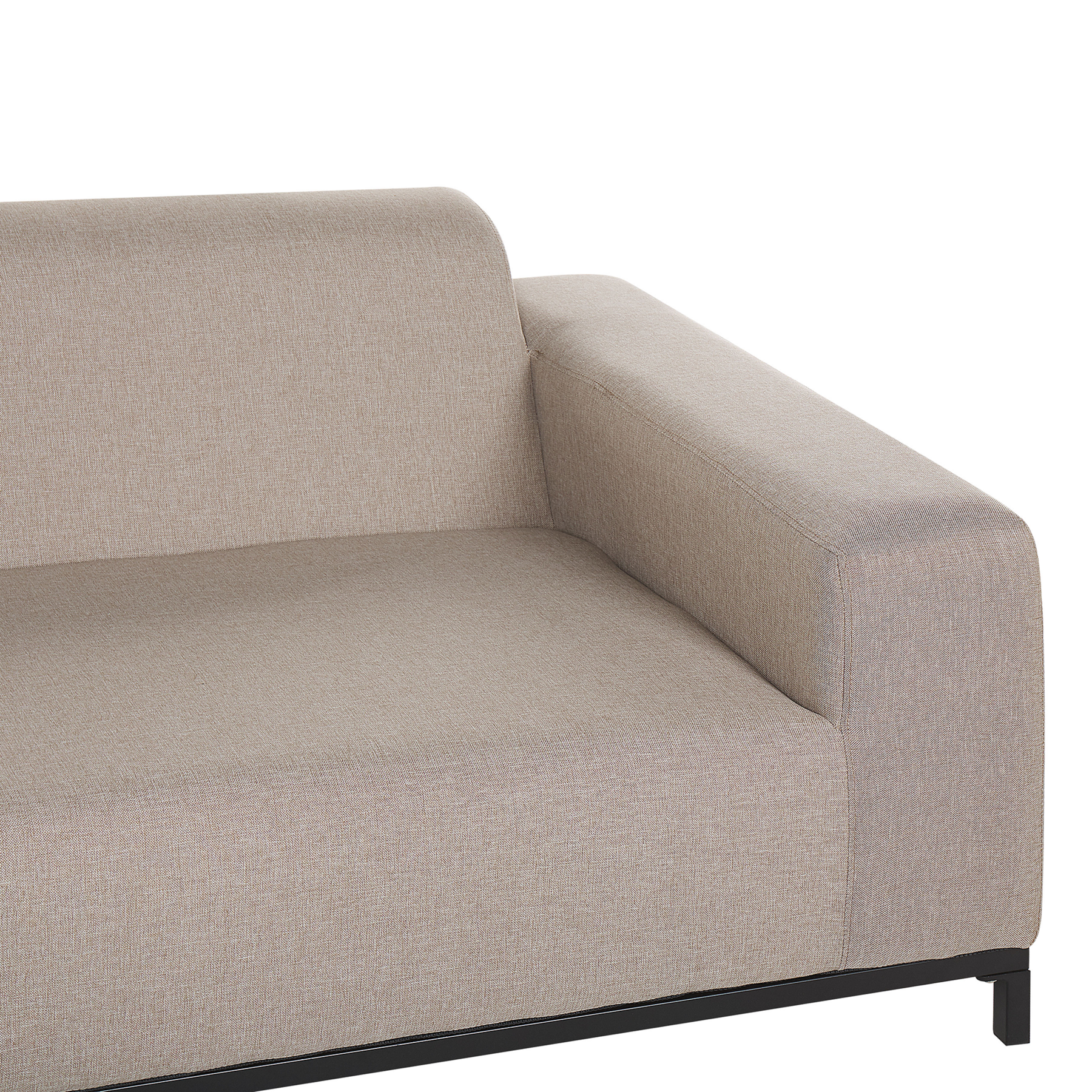Beliani - ROVIGO  - Tuinbank - Zandbeige - Polyester