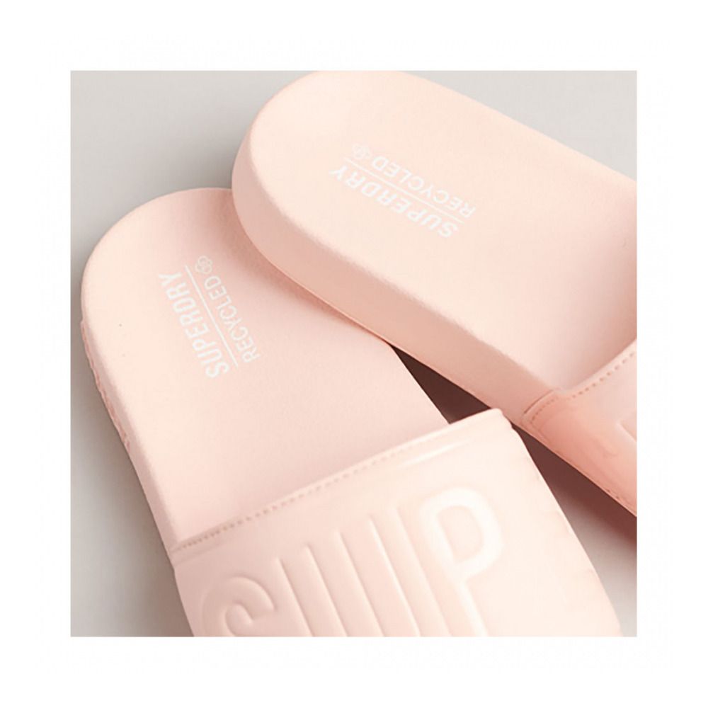 Superdry CODE CORE POOL SLIDE - Sandales Femme pink pesca