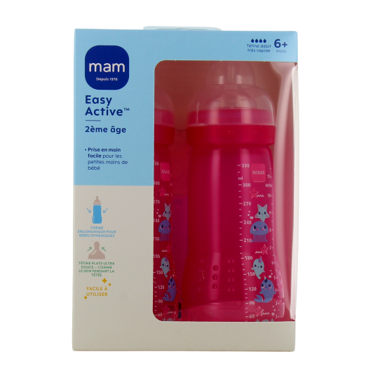 MAM Easy Activ Biberon 2ème âge 330 ml