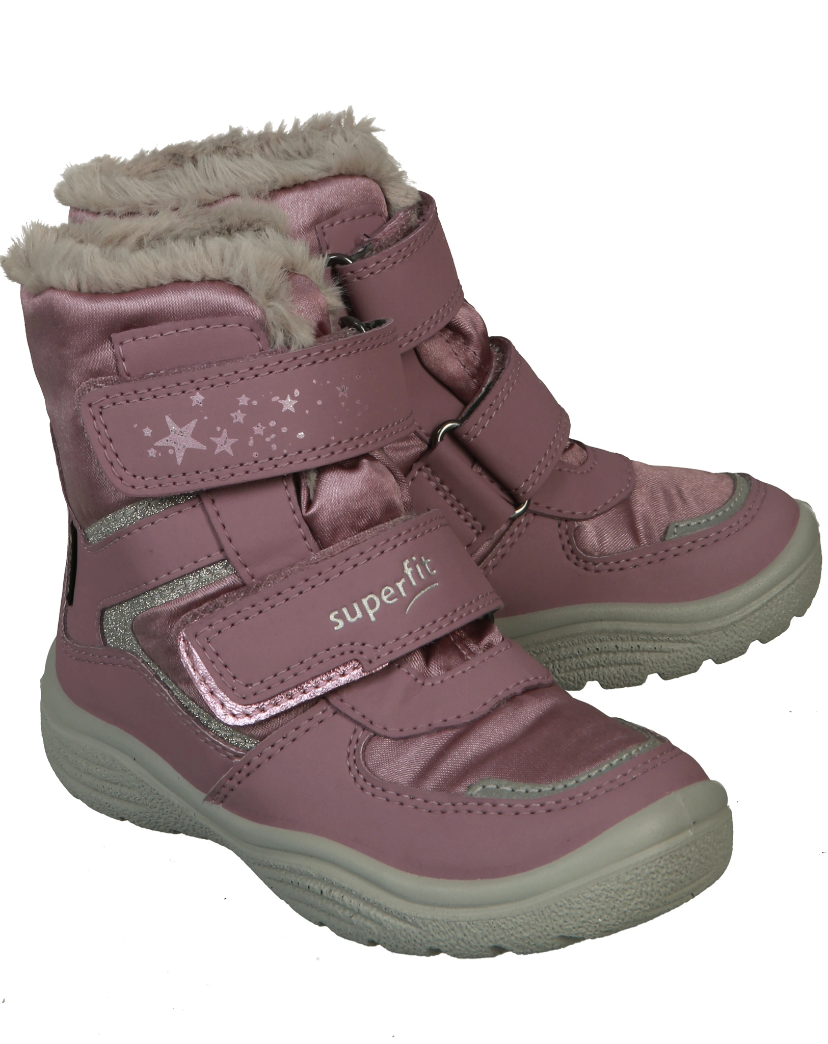 Klett-Boots CRYSTAL - STAR in lila/rosa