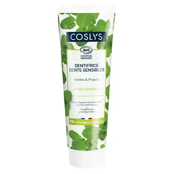 Pasta de dentes Coslys Organic Mint para dentes sensíveis 75ml