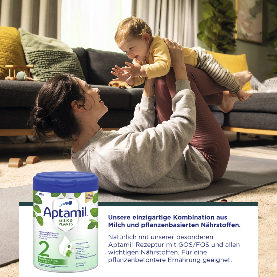 Aptamil Folgenahrung 2 Milk Plants 800 g ab dem 6. Monat