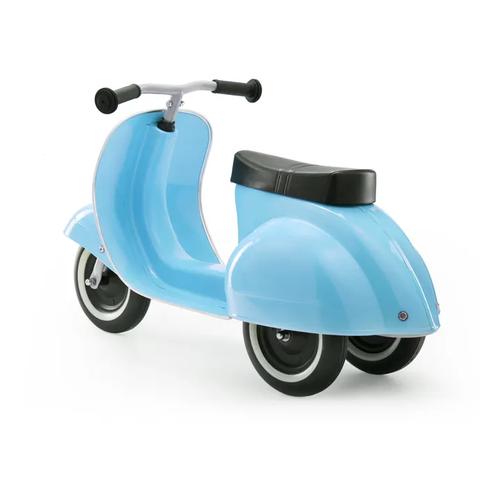 Ambosstoys Porteur Scooter en métal | Bleu Clair