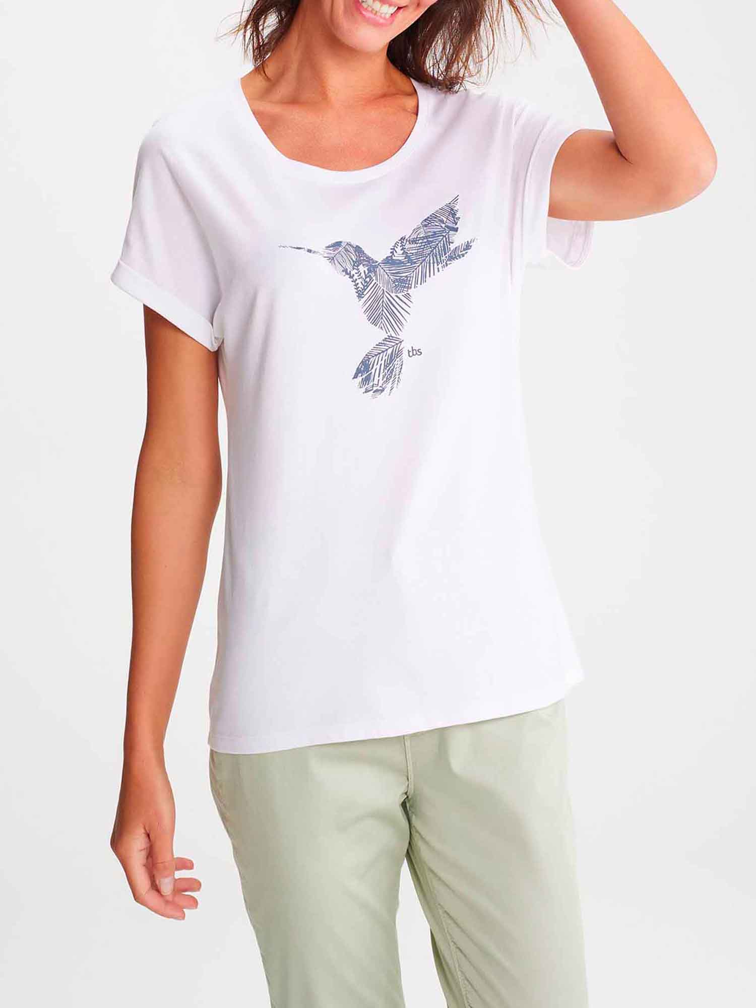 Tee Shirt Femme Coton Biologique Blanc