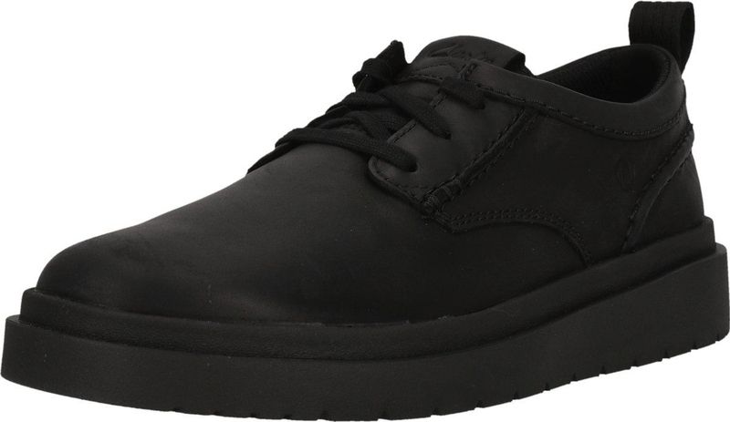 Clarks - Polden Lace - Nette Schoenen - Zwart - Leer