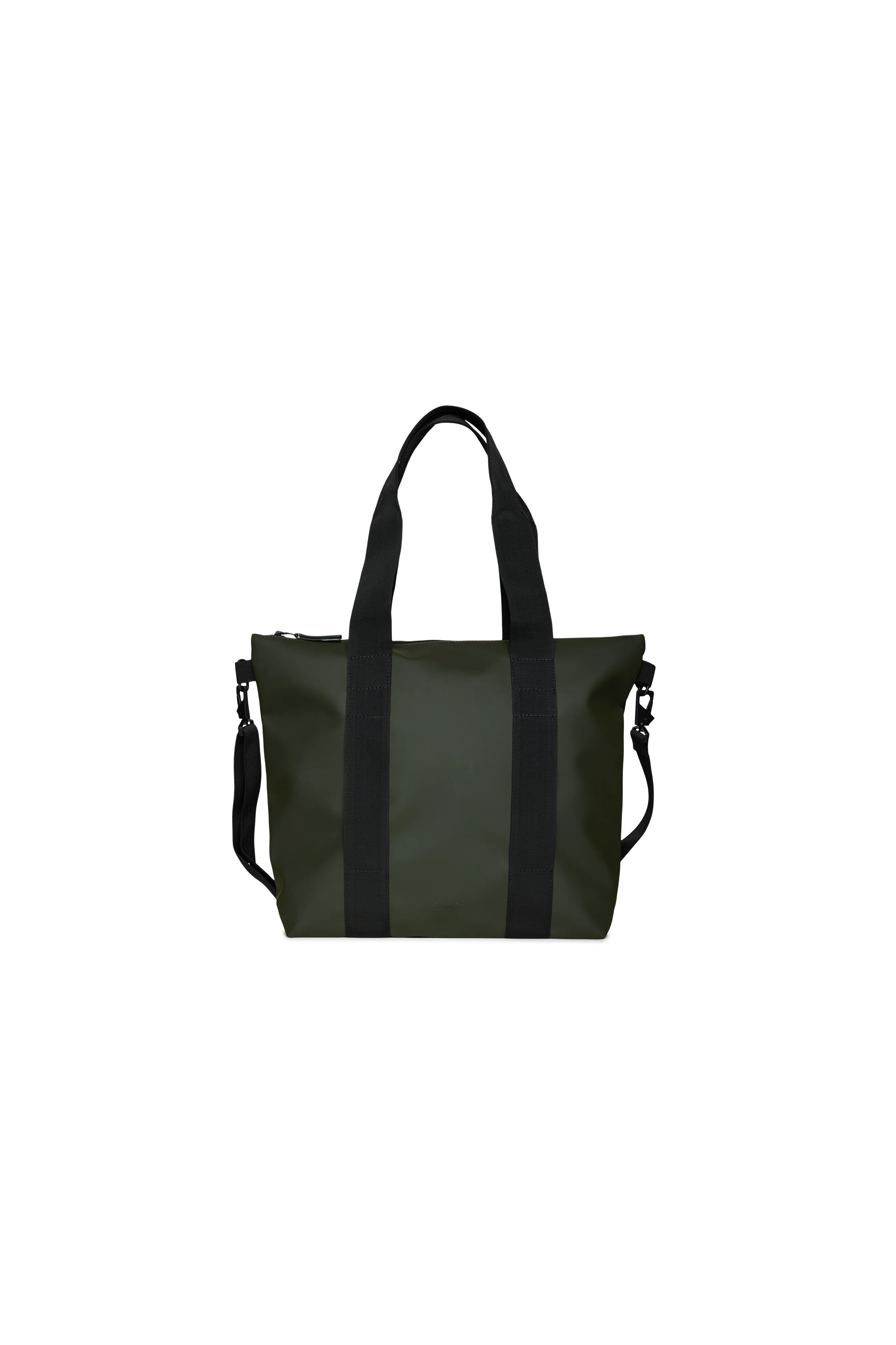 RAINS  Tote shopper, mini - grøn